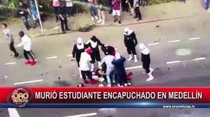 Las atajadas de leo díaz, el juvenil arquero de river. Se Conocieron Videos Reveladores De Encapuchado Que Murio En Medellin Oro Noticias