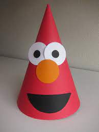 Elmo Birthday Party Hats Sesame Street By Birthdaywishesalways 25 00 Elmo Birthday Sesame Street Birthday Party Sesame Street Birthday