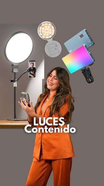 3 Luces diferentes para crear contenido 😎🤘🏻, Todas son necesarias 🤝🚀✨, Escribe “LUCES” y te mando el link 🥰, #luces #creaciondecontenido