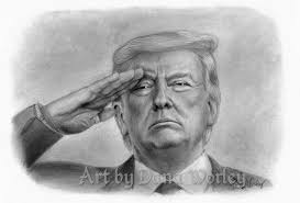 Commander In Chief By Dana Worley Graphite Drawings Fabriano Drawings