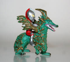 Tsuburaya Gacha Toy Ultraman riding Dodongo