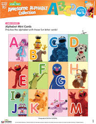 Sesame street learning about letters vhs 1986 jim henson cookie monster oop b. Sesame Street Awesome Alphabet Collection Brings Learning Fun Printable Activity Sheets