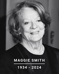 The hugely talented Maggie Smith has sadly passed away at the age of 89.  R.I.P.🖤