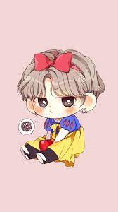 Bts (방탄소년단) 'permission to dance' official mv. 72 Android Cute Bts Chibi Wallpaper Chibi Wallpaper Anime Chibi