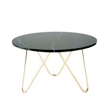 Eagle coffee table in brass and steel by the french artist alain chervet, born in 1944.stamped chervet 1982. Gold Metal And Black Marble Coffee Table Eagle Maisons Du Monde