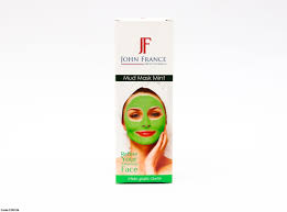 John France ماسك طيني نعناع John France كريم تصفيف الشعر Mud Mask Coconut Water Health Care
