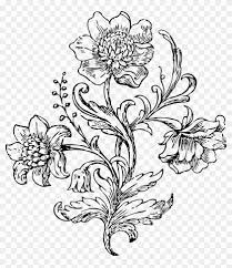 Pohon, cabang, hitam dan putih, menanam, garis, botani, satu warna, ranting, sketsa, gambar, ilustrasi, jepang, kecil mungil, berangin, tanaman. 20 Gambar Dekoratif Bunga Hitam Putih Cari Gambar Keren Hd