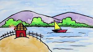 Beautiful Scenery Drawing For Kids Beginners Drawing Course 20 Silly Kids Video Dailymotion Detailed step by step tutorial for kids.