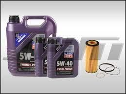 Oil Change Kit Jhm Liqui Moly 5w40 For C5 A6 B7 A4 3 2l And 3 0t B8 B8 5 S4 S5 8r Q5 Sq5 C6 C7 A6 A7 4l Q7 D4 A8