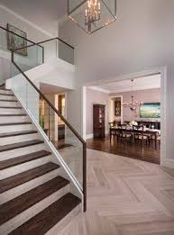Wood is quite possibly the most flexible of all materials used to bring your stair railing ideas to life. Stair Glass Rail Design Ideas Pictures Remodel And Decor Stairs Design Modern Stair Railing Design Glass Railing Stairs