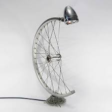 Bicycle Parts Desk Lamp By Bespoke Spokes Bicycle Bicycle Parts Old Bicycle