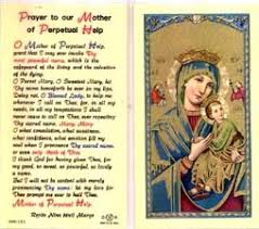 Prayer to our mother of perpetual help. Mother Of Perpetual Help Prayer Card Holyfamilyonline Com