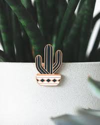 Saguaro Cactus Enamel Pin