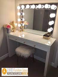 Meja rias lampu minimalis modern jual meja makup artris warna putih cat duco bahan kayu kjati maupun kayu mahoni harga murah berkualitas terbaik 100% asli. Jual Meja Rias Lampu Minimalis Modern Harga Murah Meja Rias Arties Led