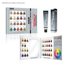 custom design salon hair dye color chart