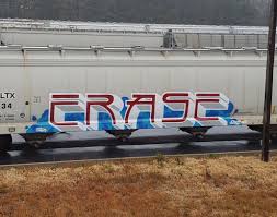 Graffiti on freight trains has been around for years and continues to plague the railways and car owners. The Crisp Look Of This Graffiti On A Train I Saw Today Mildlyinteresting