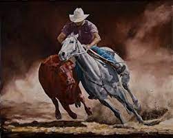 Campdraft By Mark Coombe Western Art Cowboy Art Daily Art