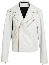 A Jacket Like The Enfants Riches Deprimes White Jacket With Gold Zippers Just The Front Not The Checke Leather Jackets Women Blue Skinny Jeans Biker Jacket