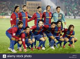 baɾseˈlona) is an ecuadorian sports club based in guayaquil, known best for its professional football team. Fc Barcelona Kader Stockfotografie Alamy