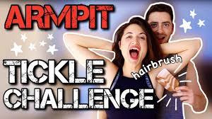 ARMPIT TICKLE CHALLENGE!!! - YouTube