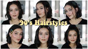 Easy 90 S Inspired Aesthetic Hairstyles For Short Hair 2019 Youtube Short Hair Styles Easy Short Hair Styles 90s Hairstyles