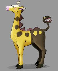 Cuando alguien se acerca a este pokémon por la espalda. Pokemon Girafarig By Welinedeem On Deviantart
