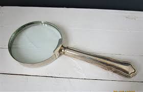 Vintage Silver Plated Magnifying Glass Desk Accessory Vintage Decor Magnifying Lens Hand Held Magnifier Ladies D In 2020 Vintage Lenses Photo Jewelry Table Decor Gifts