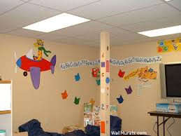 Play all day sign, playroom wood sign, toy room decor, daycare wall decor, play sign wood, play sign for playroom, playroom wall sign. Preschool Wall Murals Daycare Mural Examples Wall Murals By Colettewall Murals By Colette