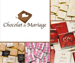 Chocolat De Mariage Chocolat Chocolat Personnalise Cadeau Invite