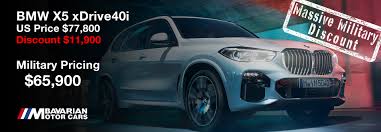 Bmw Tax Free Military Sales Bavarian Motor Cars Germany