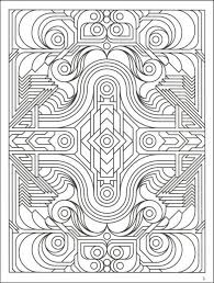 Download And Print This Free Printable Art Deco Patterns Coloring Pages For Adults 76429 For Th Geometric Coloring Pages Pattern Coloring Pages Coloring Books