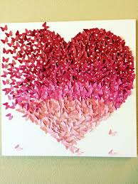 Butterfly Heart Red Pink Ombre Canvas Handmade Art Wall Hanging Home Decor Women Girls Birthday Gift Nursery Decor Baby Room Holiday Gift Handmade Art Heart Canvas Art Valentines Best 20 handmade wall hanging craft ideas & tutorials. butterfly heart red pink ombre canvas