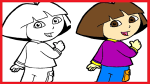 Dora the explorer is an american animated television series created by chris gifford, valerie walsh, and eric weiner. Dora The Explorer Coloring Pages Dora Colouring Book Colors Videos For Kids Art Coloring Games Youtube