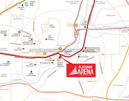 Petaling (ktm), jalan templer (ktm), pantai dalam (ktm), muhibbah (lrt), awan besar (lrt). Platinum Arena Platinum Victory
