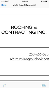 ¿por qué elegir rhino roofing? White Rhino Roofing Contracting Inc Posts Facebook