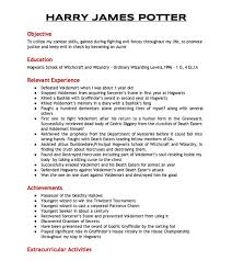Harry Potter S Resume To Join The Aurors Harry James Potter Harry Potter Obsession Harry Potter