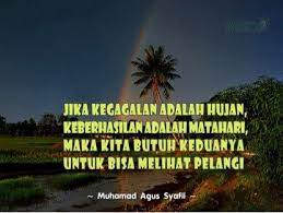 Jika Kegagalan Adalah Hujan Keberhasilan Adalah Matahari Maka Kita Butuh Keduanya Untuk Bisa Melihat Pelangi Pelangi Hujan Matahari