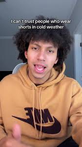 Shorts in Freezing Cold