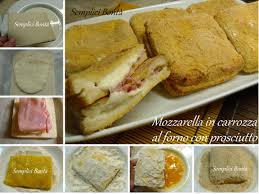 Se si desidera più colorita, passare alla modalità grill nell'ultimo minuto di. Mozzarella In Carrozza Al Forno Con Prosciutto