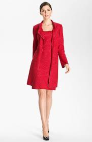St John Collection Ruby Tweed Topper Nordstrom Dresses For Work Dress Topper Short Sheath Dress