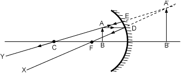 When The Object Is Placed Between The Principal Focus And The Pole Concave Mirrors Convex Mirror Mirror Drawings
