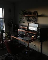 Simple Home Recording Studio For Composer Producer Built With Reclaimed Wood Home Music Rooms Music Studio Room Home Studio Setup