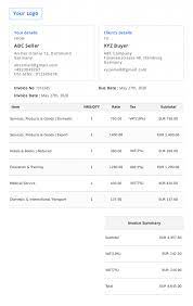 2.1 writing your contact information. Germany Invoice Template Free Invoice Generator