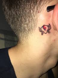 Words 'made of stardust' tattooed on the back of the neck. Thought It D Be Cool To Share My New Tattoo I Call It Ziggy Stardust And The Spider Man From Mars Spiderman
