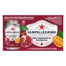 Lemon & lemon zest, dark morello cherry & pomegranate, and tangerine & wild . Save On San Pellegrino Sparkling Orange Pomegranate Beverage All Natural 6 Pk Order Online Delivery Giant