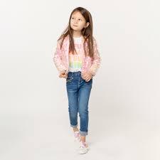 Les petites filles et adolescentes ne pourront plus se passer du bombers fille. Billieblush Bomber En Sequins Bords Rayes Fille Indetermine Kids Around