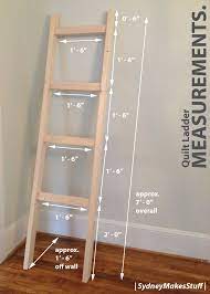 Diy Quilt Ladder Woodworking Projects Diy Diy Quilt Quilt Ladder