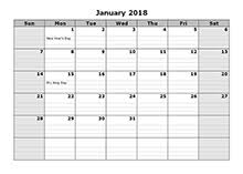 2021 calendar with monthly malaysian holidays released. 2018 Calendar Templates Download 2018 Monthly Yearly Templates With Holidays