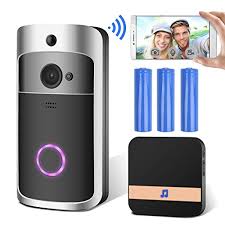That might be a way to get an infrared human detector sending info back to the device. Gemwon Video Doorbell Smart Wireless Doorbell Security Home Camera Real Time Video And Two Way Talk With Phone Apps Night Vision Pir Motion Detection With Batteries No Sd Card Buy Online In Honduras At Honduras Desertcart Com