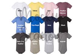 Download Color Chart For Bella Canvas 100b Baby Bodysuit Mockup Baby One Piece By Mockupstation Thehungryjpeg Com